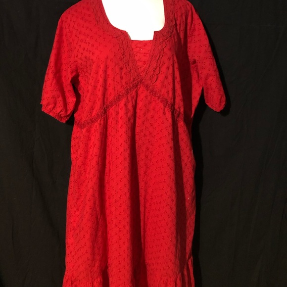 Ulla Popken beautiful red dress size 20/22 - Picture 2 of 9